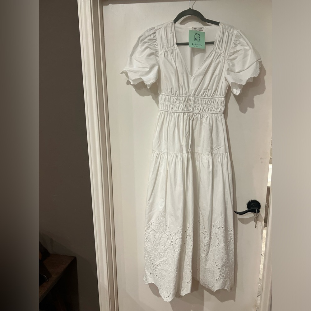 Moon River White Eyelet Dress